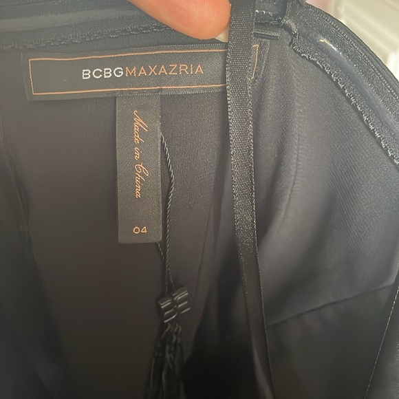 BCBG Maxazria Black Strapless Cocktail Dress - Picture 7 of 7